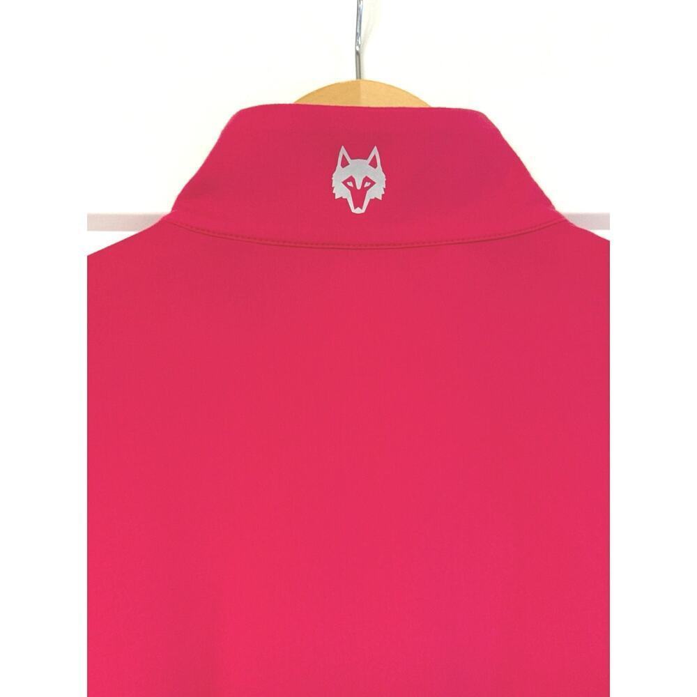 Greyson 1/4 Zip Golf Pullover Mens Size Small Solid Pink Stretch Jacket - Picture 8 of 10